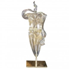 Petire Murano glass figural sculpture